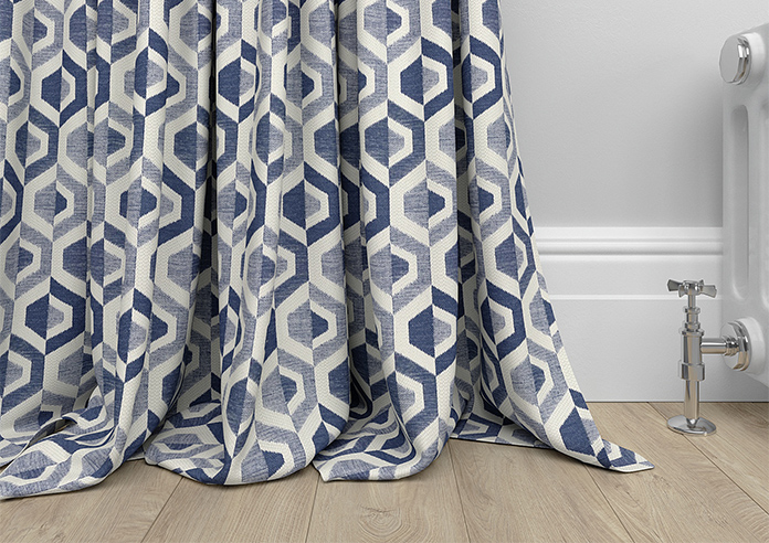Gusta, Navy - Made to Measure Curtains - Image 6